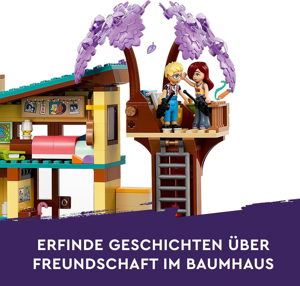 LEGO Friends Casa familiar de Olly y Paisley, casa de muñecas con figuras y accesorios, casa de dos pisos y casa en el árbol, regalo creativo para niñas y niños 7+ 42620 Juegos de construcción Besuche den LEGO-Store