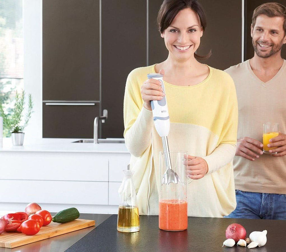 Batidora con base Braun Multiquick 5 Vario MQ 5000 | 750 vatios | Sistema Easyclick | Tecnología Powerbell | 21 Geschwindigkeitstufen | Tienda Mixen Und Pürieren Madre e Hijo Naty