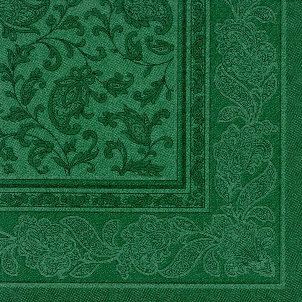 50 șervețele "Colecția ROYAL" 1/4 pliere 40 Cm X 40 Cm verde închis "Ornamente"