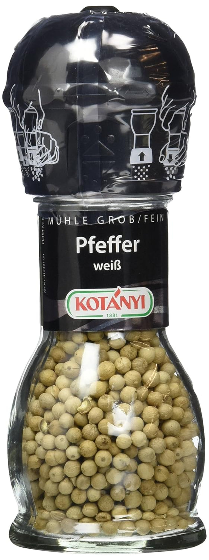 Kotanyi Knoblauch Mühle, Picante (1 x 48g)