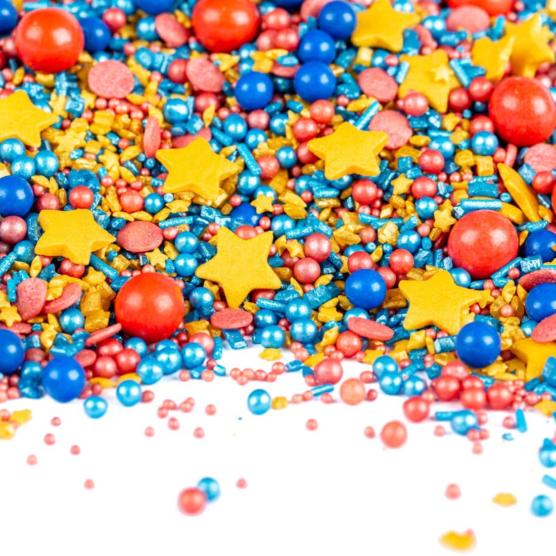 Super Streusel SuperErou, amestec sprinkles, 90 grame Sprinkles Naty Shop 90 grame