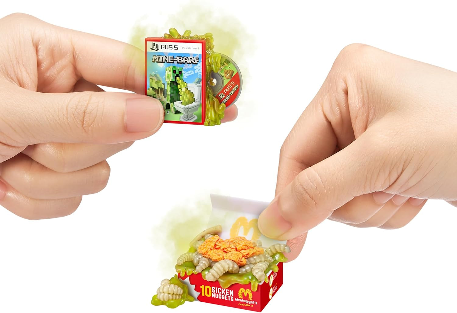 5 Sorpresa 77568 Cápsula Gross Mega Gross Minis Serie 2 de ZURU, 2 Cápsulas Figuras de acción Naty Shop