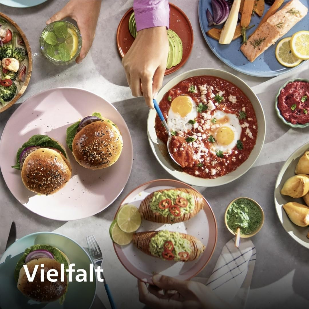 Philips Airfryer 3000 Series 6,2L, Ventana de cocción, 16 funciones de cocción en 1, Tecnología Rapidair plus, Eliminación de grasas, Aplicación de recetas Electrodomésticos Homeid Naty Shop