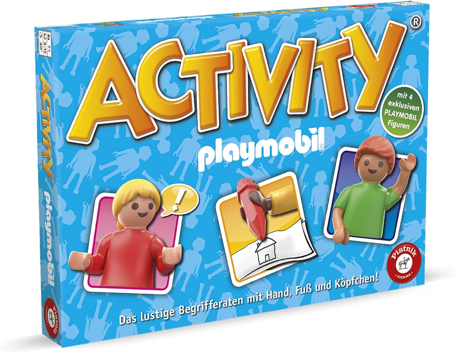 Piatnik 6028 - Joc original cu activități | Joc clasic pentru petreceri și seri de jocuri | Sunt necesare pantomimă, desen și explicații | 2.640 de termeni noi | Maxim 16 jucători posibili