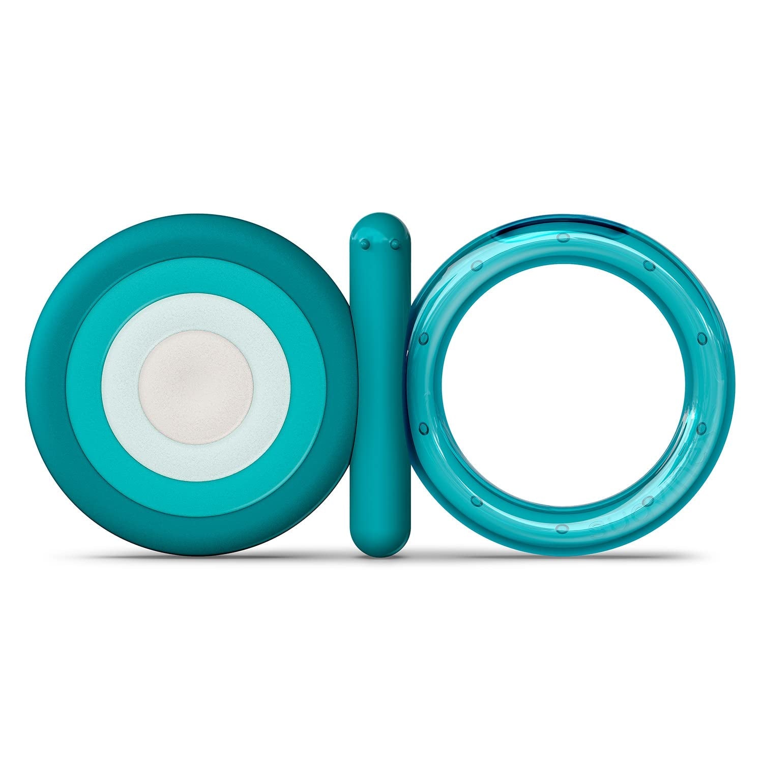 Suavinex, inel de dentiție din silicon, pentru bebeluși + 4 luni, inel de dentiție răcoritor, moale și ușor, fluture, albastru