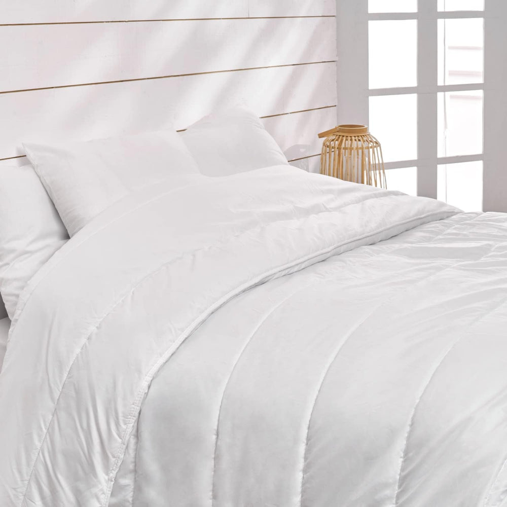 Bleu Calin Edredón de invierno para 1 persona, muy calentito, muy mullido - Microfibra - 140X200Cm Edredones y edredones Naty Shop