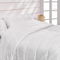 Bleu Calin Edredón de invierno para 1 persona, muy calentito, muy mullido - Microfibra - 140X200Cm Edredones y edredones Naty Shop