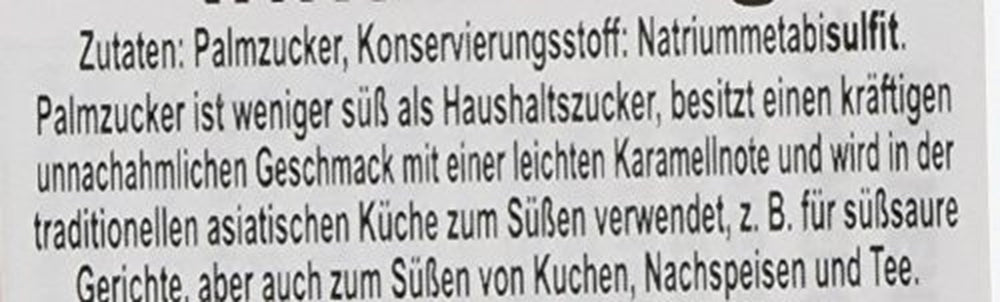 Cock Palmzucker, Scheiben, Pack 4Er (4 X 454 G Packung) Edulcorantes Naty Shop