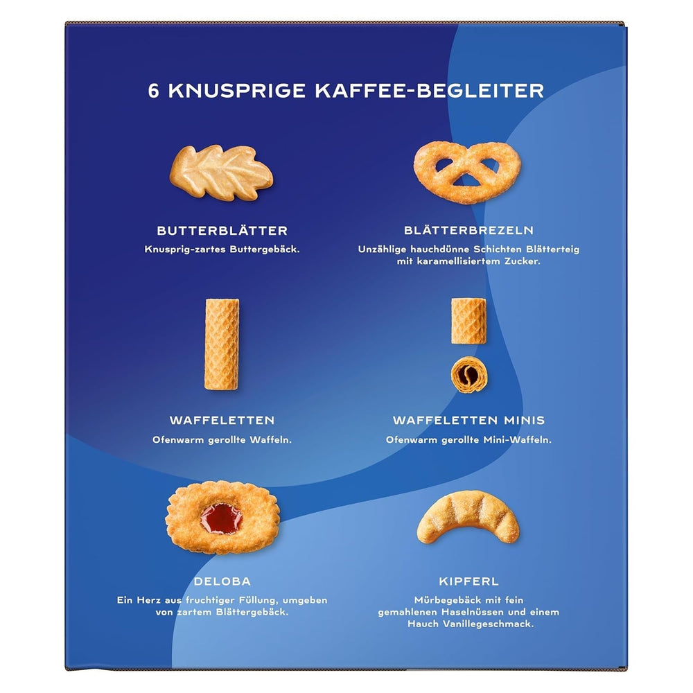 Colecția Bahlsen Caroline - 1 pachet - Mix pentru biscuiți și napolitane (10 x 161 g/ 1610 g)