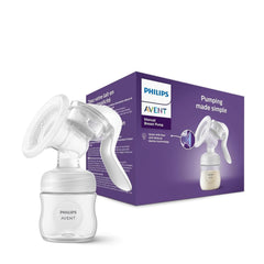 Philips Avent Handmilchpumpe - Einfaches Abpumpen, Mit Natural-Motion Technologie, Bpa-Frei (Modell SCF430/01) Accesorios Transparentes Alimentación y Lactancia Bebe Naty Shop Nuevo Manual