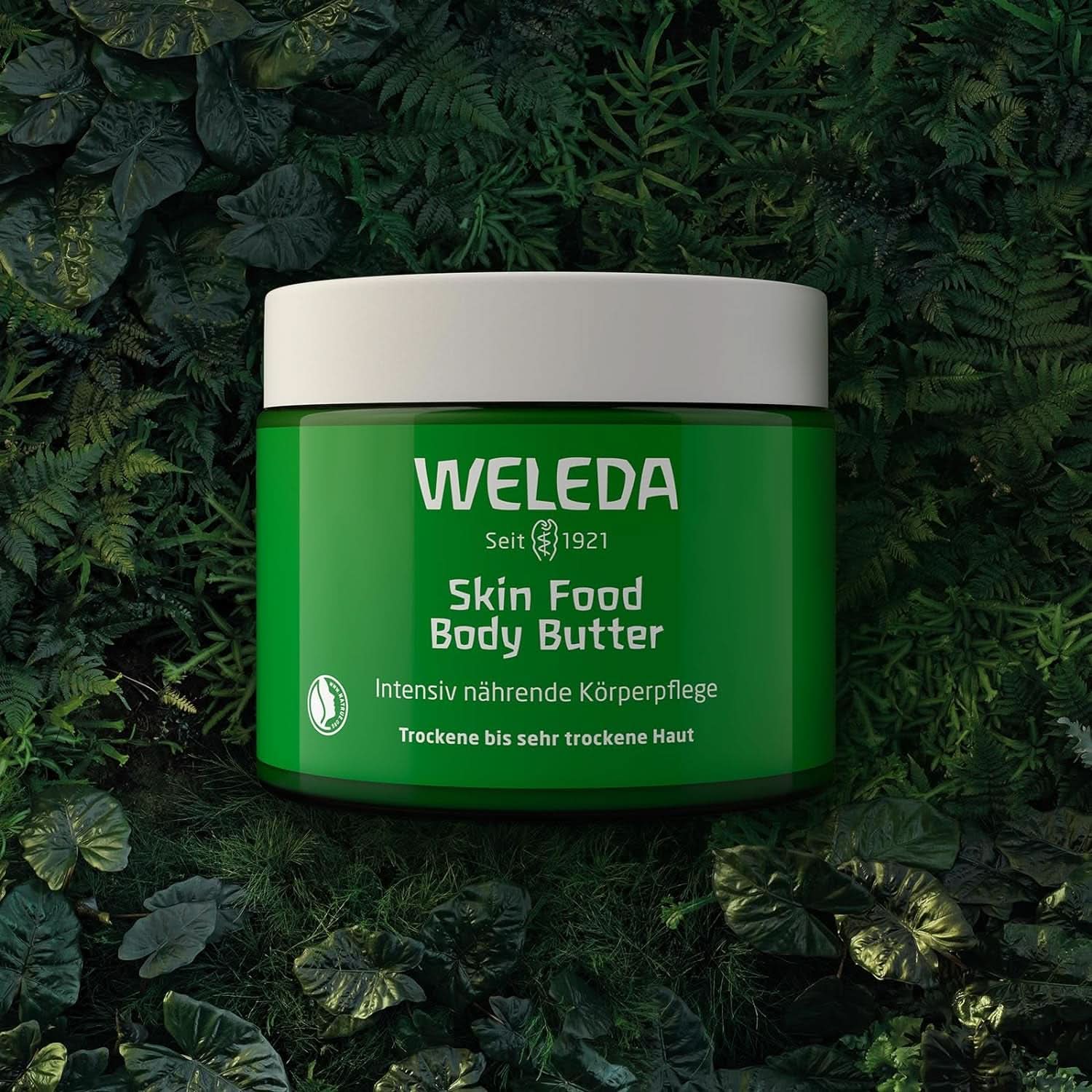 WELEDA Organic Skin Food Body Butter, Crema de cuidado corporal unisex para el cuidado de la piel seca y áspera, 150 ml Ducha y baño Naty Shop