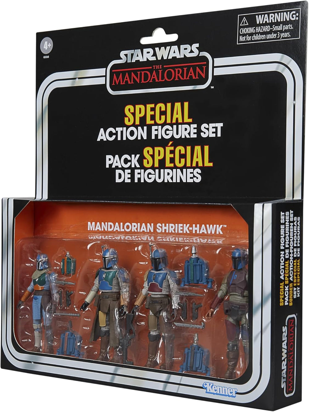 Star Wars Colecția Vintage Mandalorian Shriek-Hawk, 4-Pack Mandalorian, Scala 9.5 Cm Action figures Naty Shop