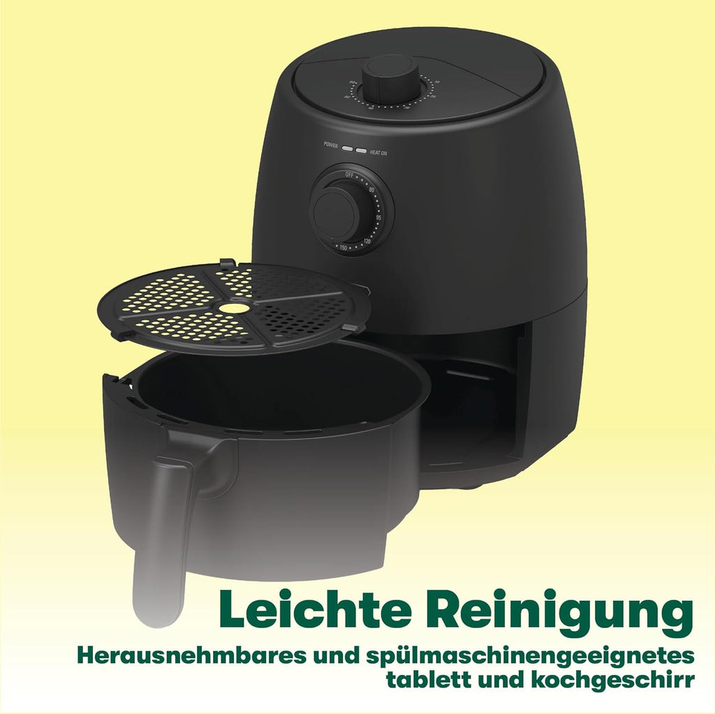 BELLA Hot Air Fryer 1.9L, 5-In-1 Compact Multi-Cooker, acoperire neaderentă, coș sigur pentru mașina de spălat vase Electrocasnice Naty Shop