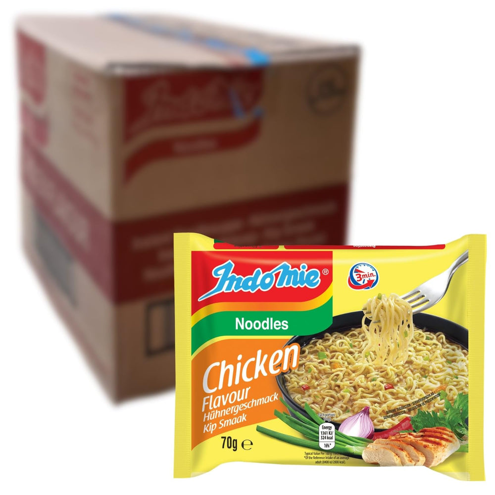 INDOMIE - Fideos instantáneos Mi Goreng - Paquete múltiple (40 x 80 g)