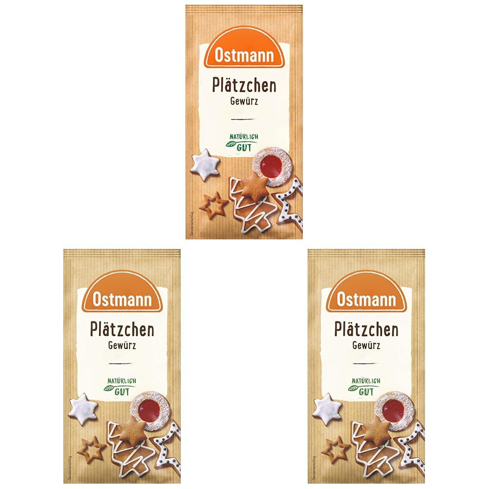 Ostmann Gewürze – Glühwein-Gewürz, Gewürzmischung für Glühwein, Punsch, Feuerzangenbowle & Kinderpunsch, ideal para el invierno y la Navidad, vegano, 12 g (1er paquete)