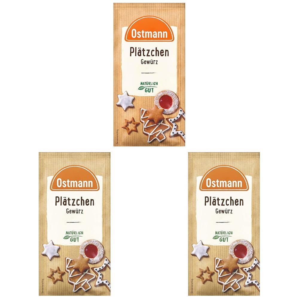 Ostmann Gewürze – Glühwein-Gewürz, Gewürzmischung für Glühwein, Punsch, Feuerzangenbowle & Kinderpunsch, ideal para el invierno y la Navidad, vegano, 12 g (1er paquete)