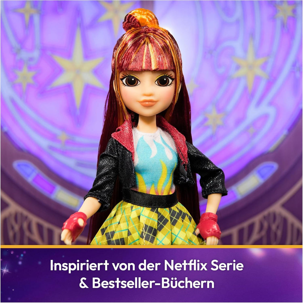 Unicorn Academy Ankleidepuppe Valentina - die Originalpuppe zur beliebten Netflix-Serie, 24 cm groß, mit echtem Haar, abnehmbarer Kleidung und Accessoires, für Kinder ab 4 Jahren