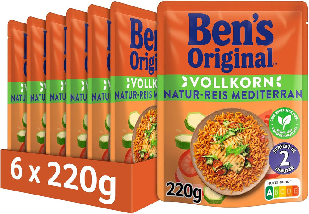 BEN'S ORIGINAL™ arroz express natural 6 x 220g