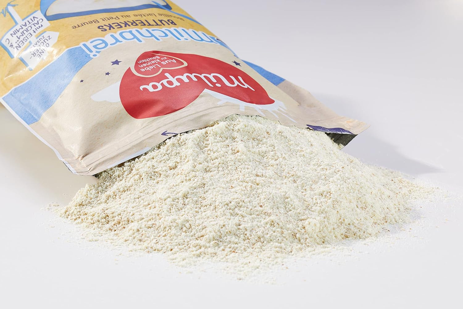 Galleta de Mantequilla y Gachas de Leche Milupa - Gachas para niños sin aceite de palma Madre e Hijo Naty Shop