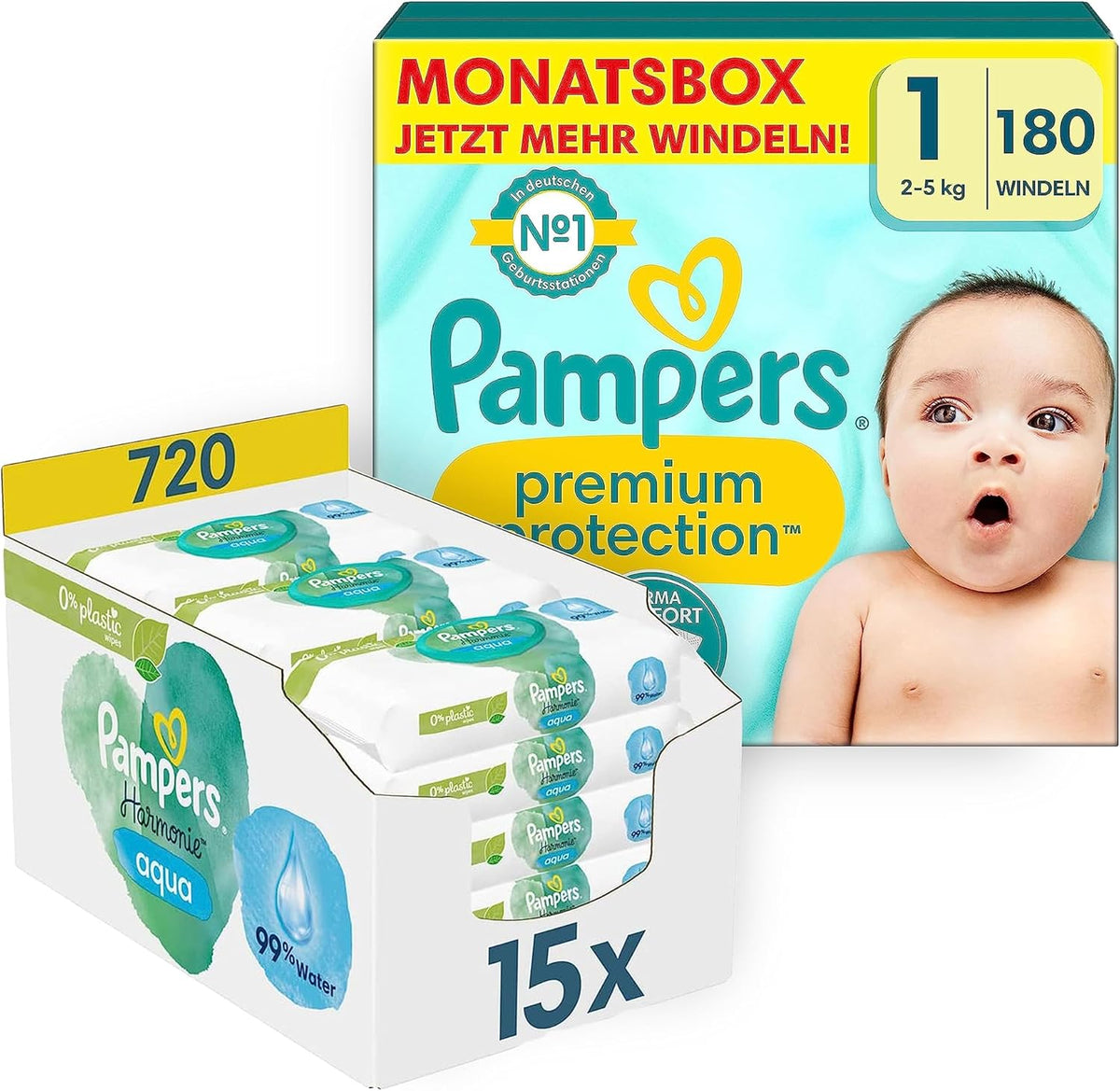 Premium Protection Starter Pack 1 y toallitas húmedas Aqua