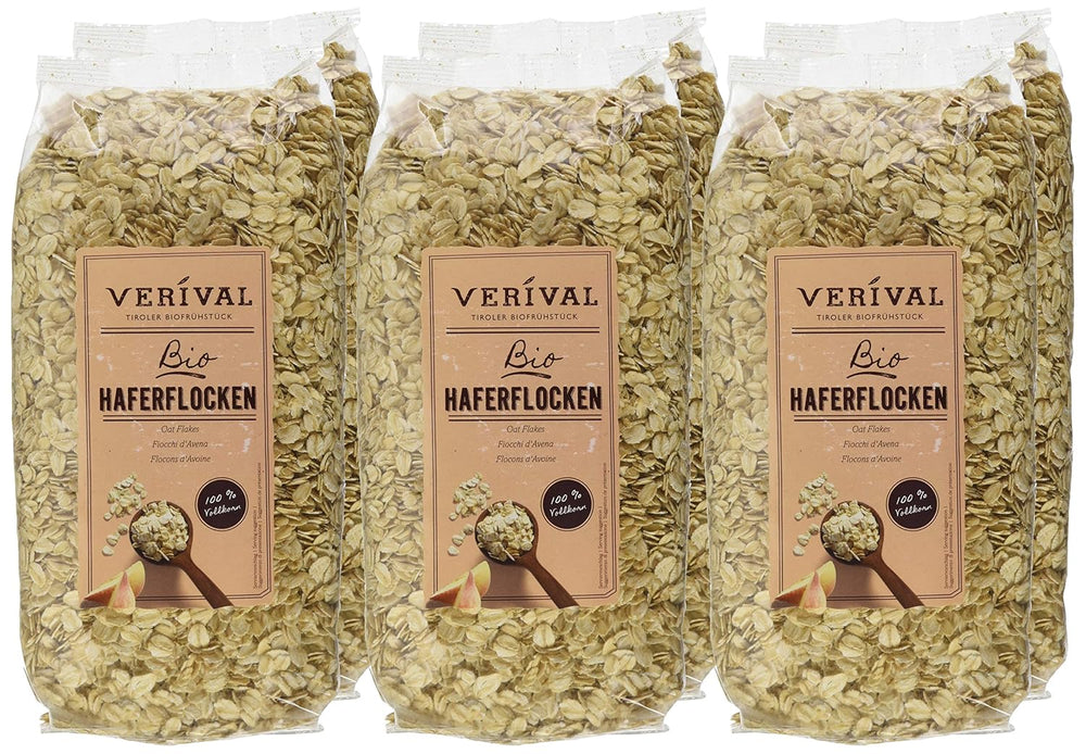 Avena orgánica Verival, paquete de 6 (6 x 500 g)