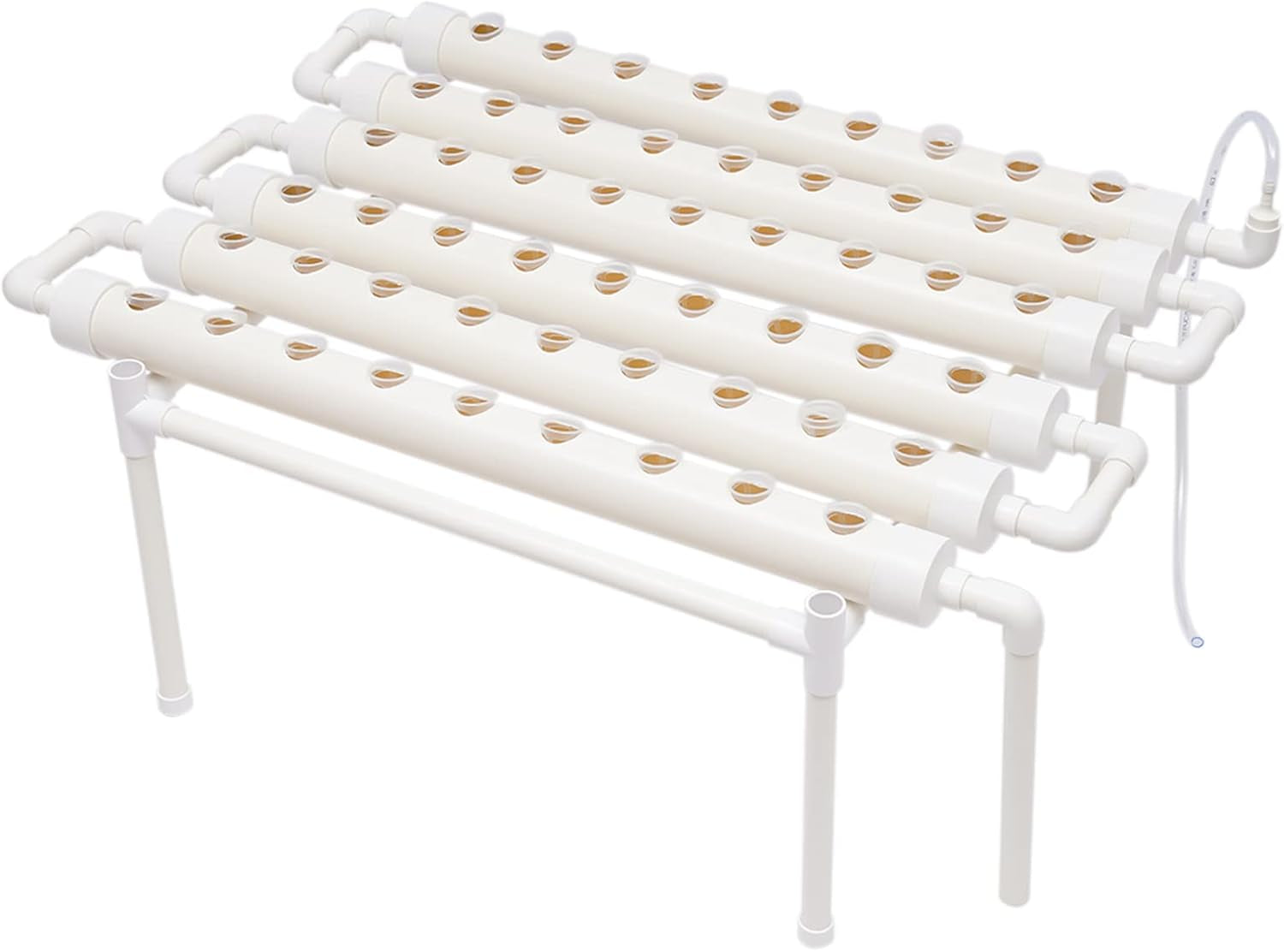 Hydroponische Systeme Grow Set Hydrokultur Plant Vegetal Hydroponisches Pflanzen BewäSserung System Garten Kit Herramienta de jardín Pflanze Sites Cultivo hidropónico Hydroponisches Anzuchtsystem 54LöCher 6Rohr