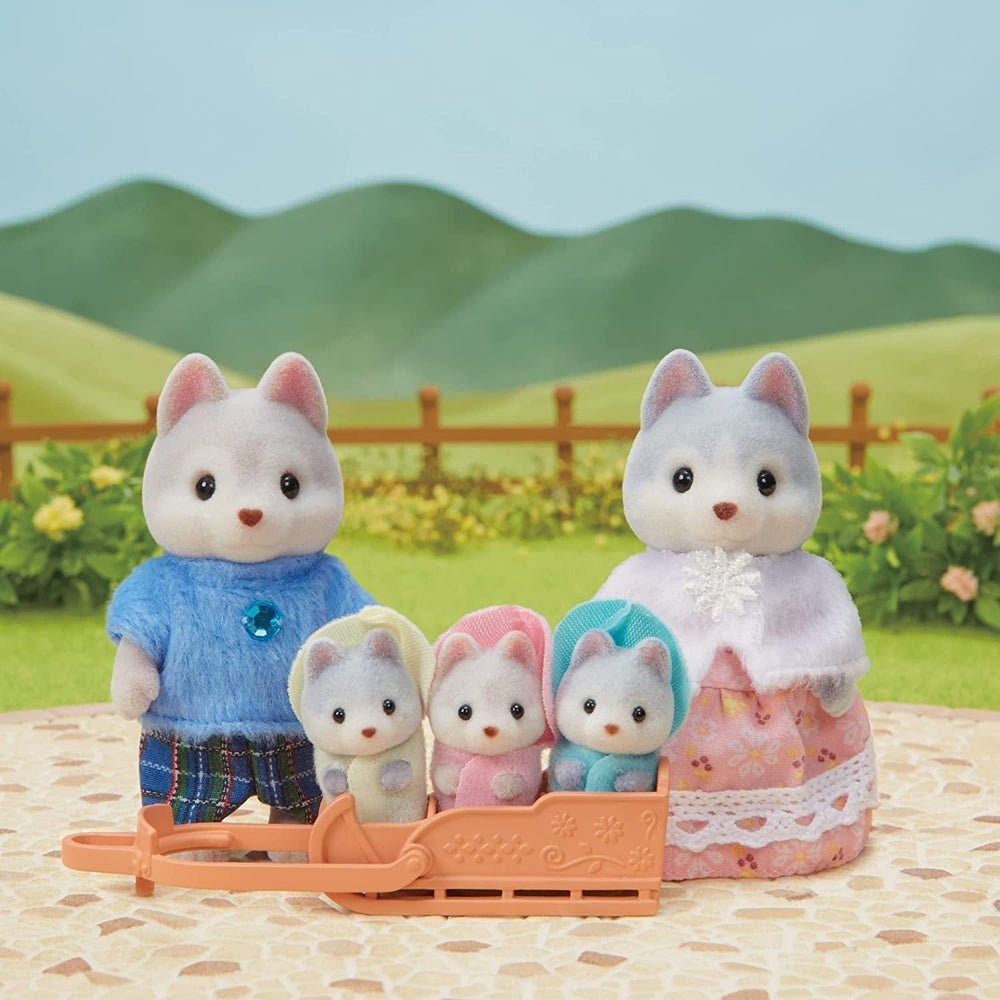 Sylvanian Families L5636 Husky Family Naty Tienda Muñecas