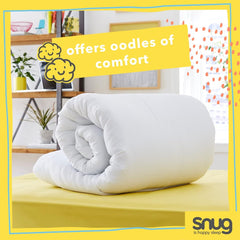 Just Right Snug Edredón, 10,5 tog, fibra hueca, blanco, cama doble Edredones y edredones Naty Shop