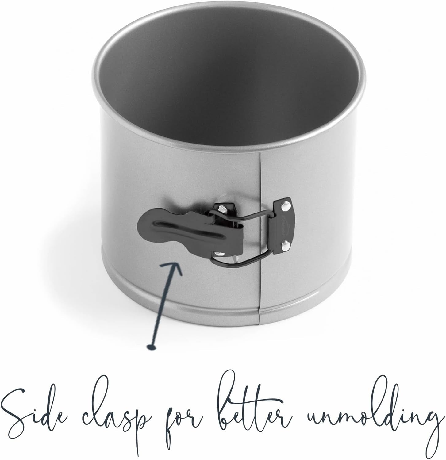 Molde para panettone, desmontable, acero al carbono, antiadherente, diámetro 16 cm, volumen 2 litros Moldes y bandejas para hornear Naty Shop