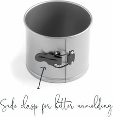 Molde para panettone, desmontable, acero al carbono, antiadherente, diámetro 16 cm, volumen 2 litros Moldes y bandejas para hornear Naty Shop