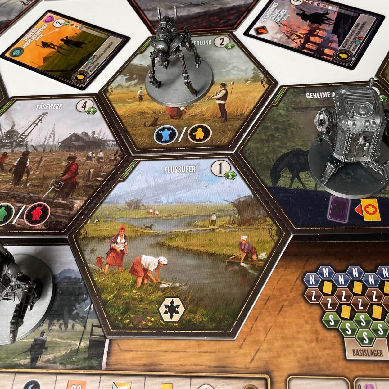 Feuerland Spiele 31025 Juego de mesa Expeditions, tonos tierra