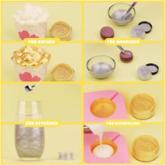 Glitter comestibil, pudra, 5 grame Glitter Naty Shop