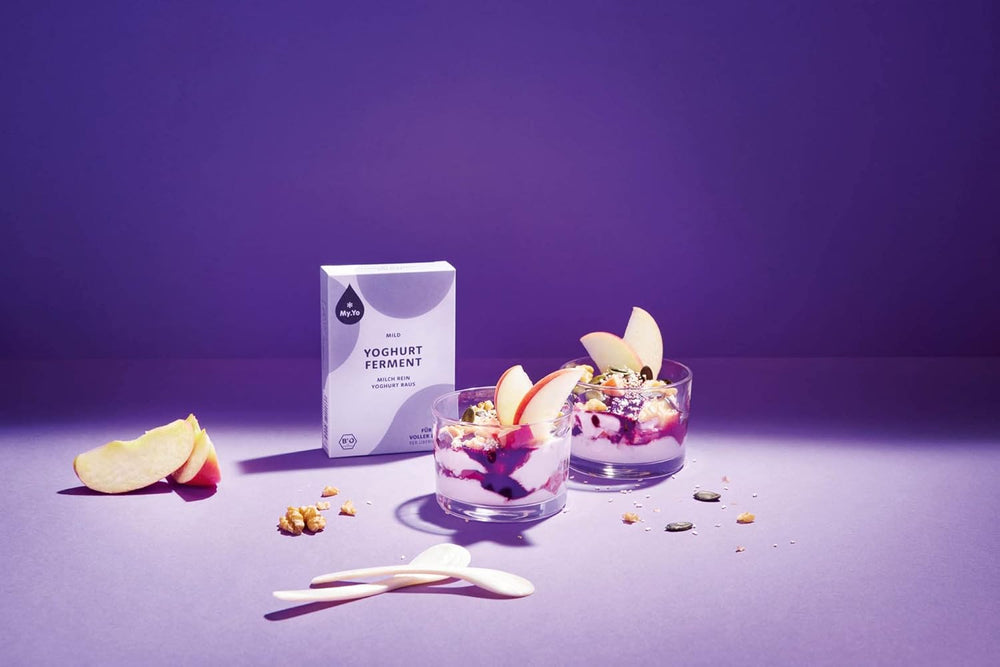 Fermento de yogur bio suave | 6x5 gramos | Joghurtkulturen für bis zu 30 L selbst gemachten yogur suave