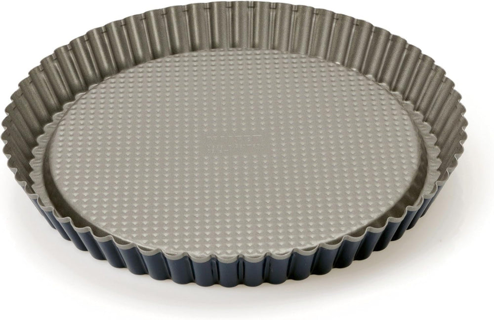 ORIGINAL KAISER Classic plus Obstbodenform 28 Cm, 28,4 X 28,4 X 3,5 Cm & Classic Mini Torteletts 6 Stück, Tartelette Förmchen 10 Cm, Tarteform Klein, Tortelettförmchen Antihaftbeschichte Moldes y bandejas para hornear Naty Shop Single Energy