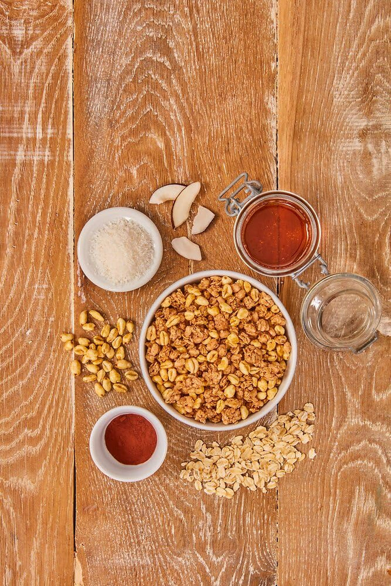 Dr. Oetker Vitalis Crunchy Honeys: Muesli crujiente con miel para desayunos y meriendas, paquete de 5 (5 x 600 g)