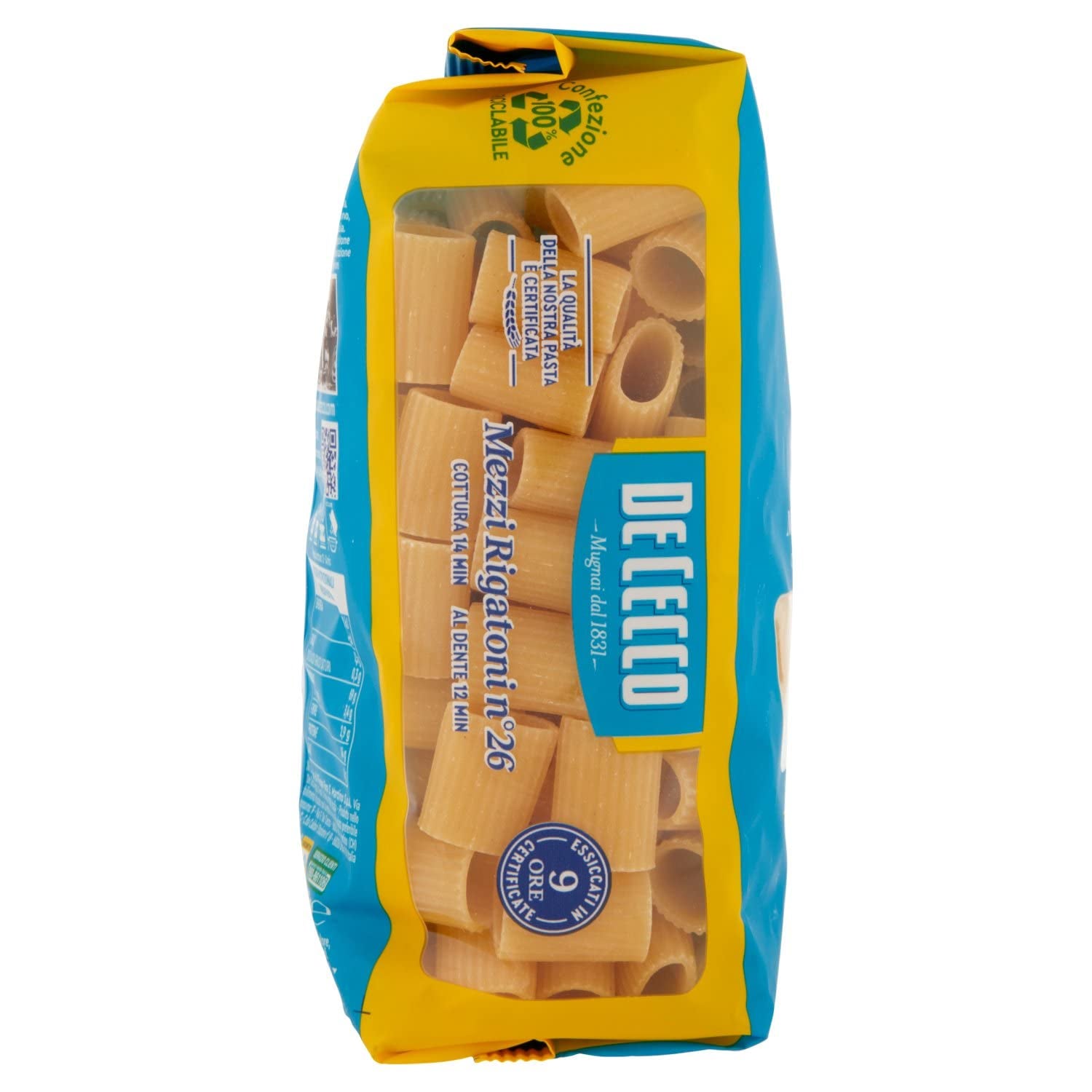 Pasta Mezzi Rigatoni, paquete de 1 (1 x 500 g)