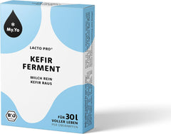 Bio Kefirferment Lacto Pro – 6x5 g – Starterkulturen für 30 L selbstgemachen Kefir – ohne Pilz – DE-ÖKO-013 certificado