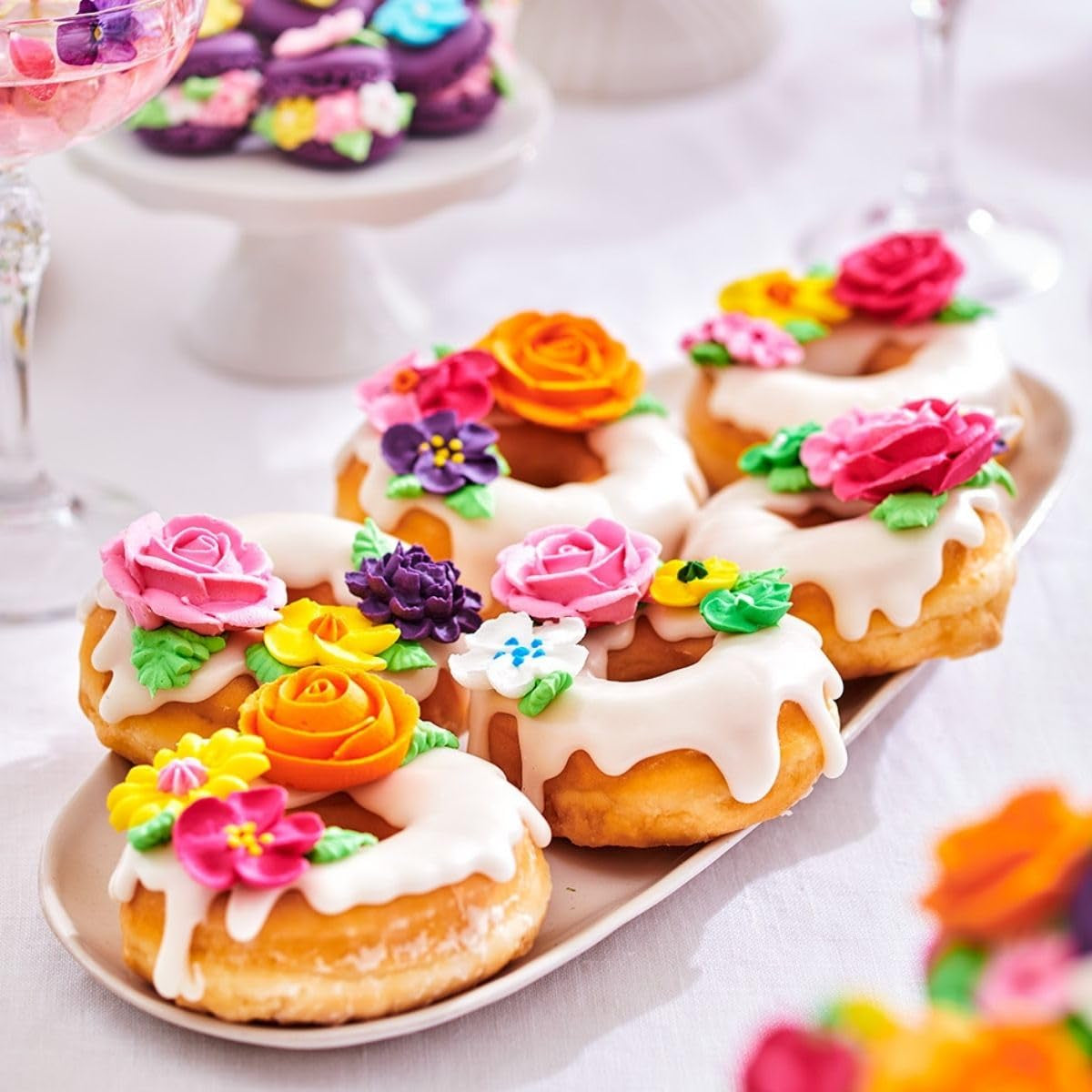 Funcakes Mix Für Donuts, Backen Sie Ganz Einfach Ihre Eigenen Donuts Zu Hause in Der Friteuse Oder Im Ofen, Halal. 500 G. Tienda Naty