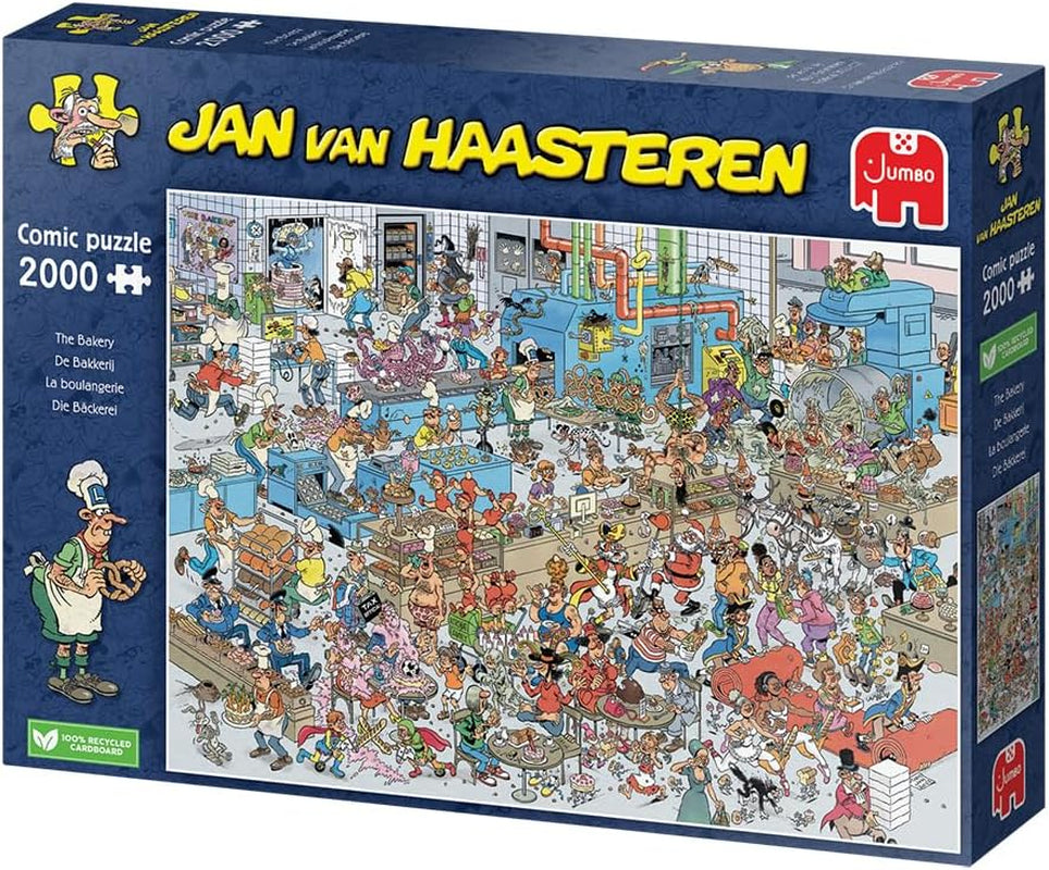 Jan Van Haasteren, The Bakery, puzzle jigsaw 2000 piese adulți Puzzle Naty Shop