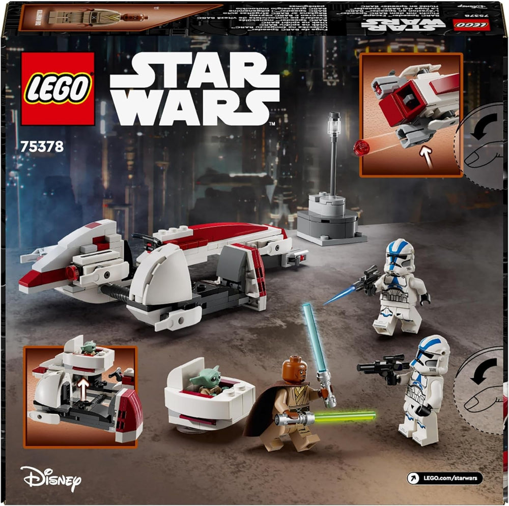 LEGO Star Wars Escape Con El BARC Speeder, Set Mandaloriano, Bicicleta De Juguete Con Sidecar, Incluye Las Figuras Kelleran Beq Y Grogu, Regalo Para Niños Y Niñas A Partir De 8 Años 75378 Sets De Construcción Beuche den LEGO-Store