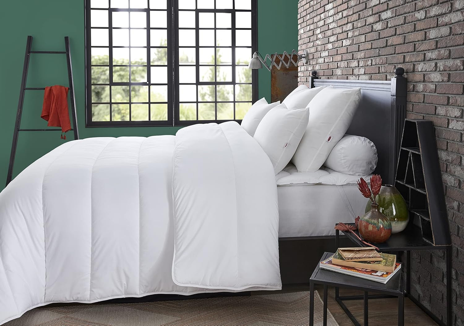 DODO Edredón Couette Arizona, ligero, poliéster, blanco, 140/200 Edredones y edredones Naty Shop