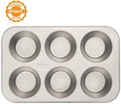 Bandeja 6 Muffins Jumbo Ø 9 Cm - 34 X 22 X 4,5 cm Moldes y bandejas para hornear Naty Shop