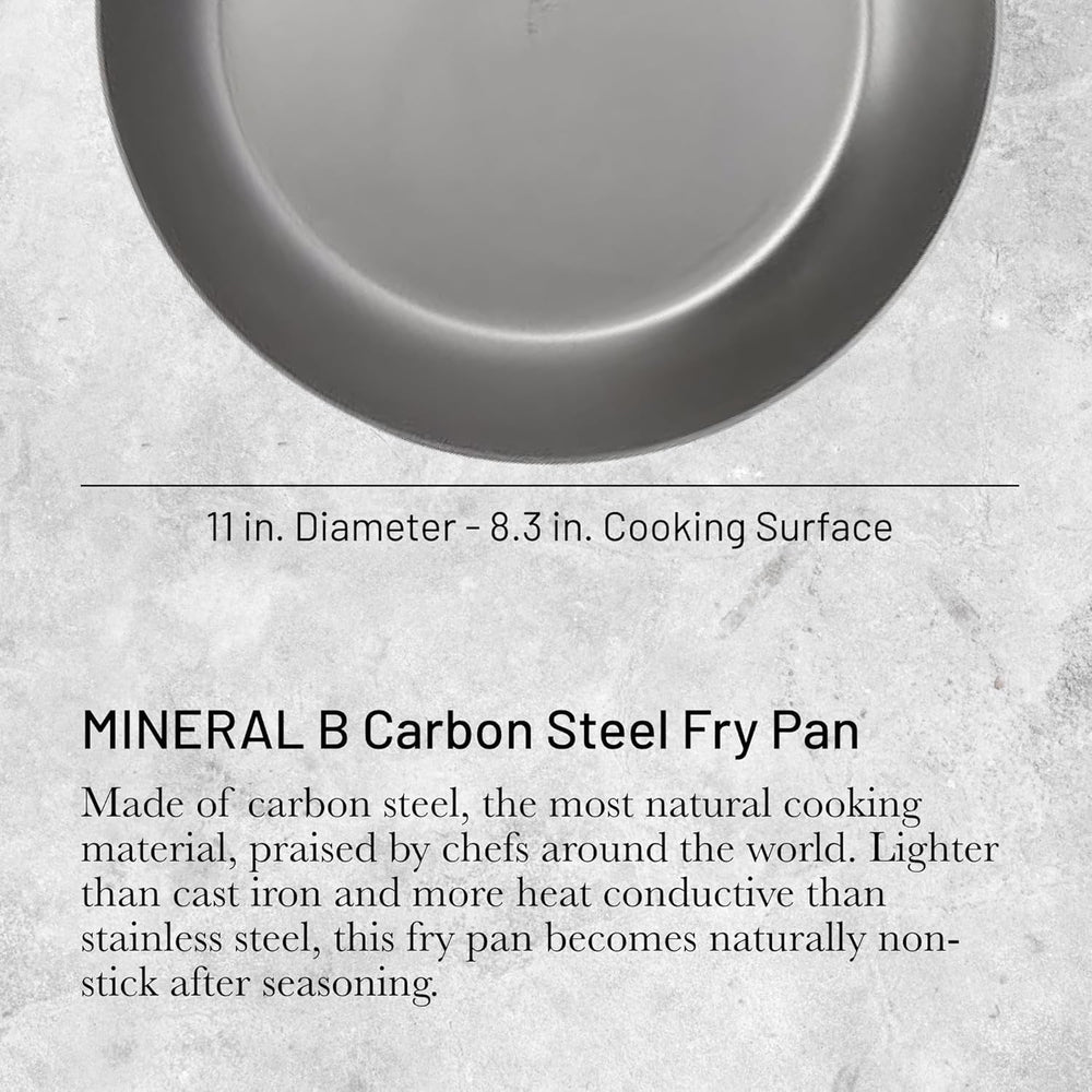 Sartén MINERAL B PRO Fabricada en acero Ollas y Sartenes Naty Shop