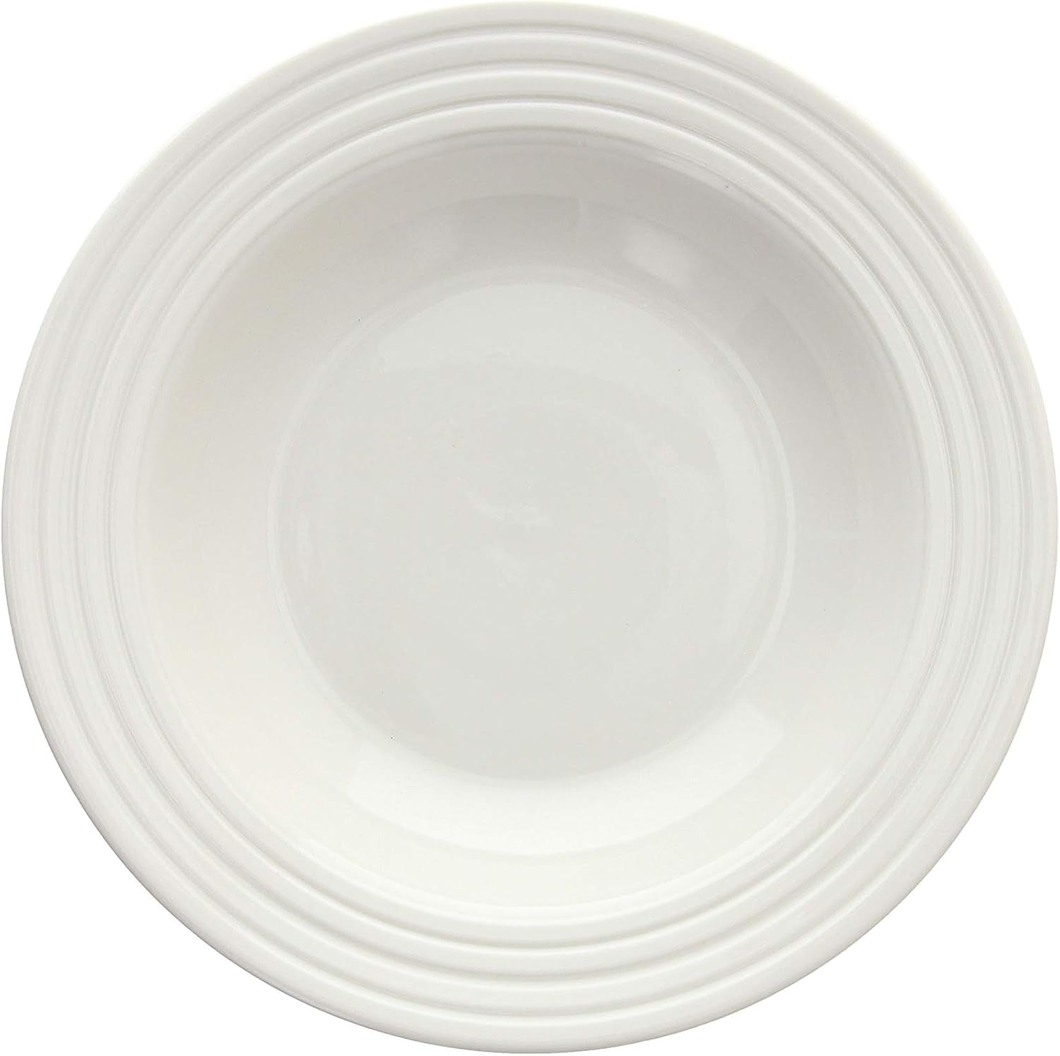 Rings Tellerservice Für 6 Personen, 18-Teilig, Porzellan, Weiß Seturi vesela masa Naty Shop