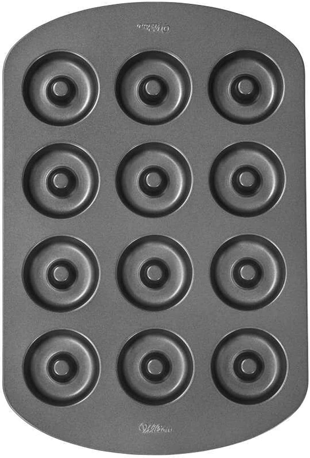 Wilton Donut-Backform Mit 12 Mulden Donutform, Hochwertige Donut Backform Mit Antihaftbeschichtung Für 12 Mini-Donuts, Spülmaschinenfest Matrite si tavi pentru copt Naty Shop