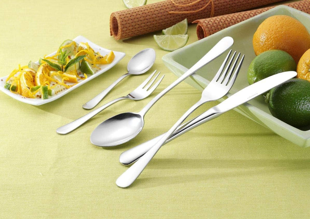 Juego de Cubiertos Sylvia Fabricado en acero inoxidable 18/0 Pulido 30 piezas Cocina Naty Shop