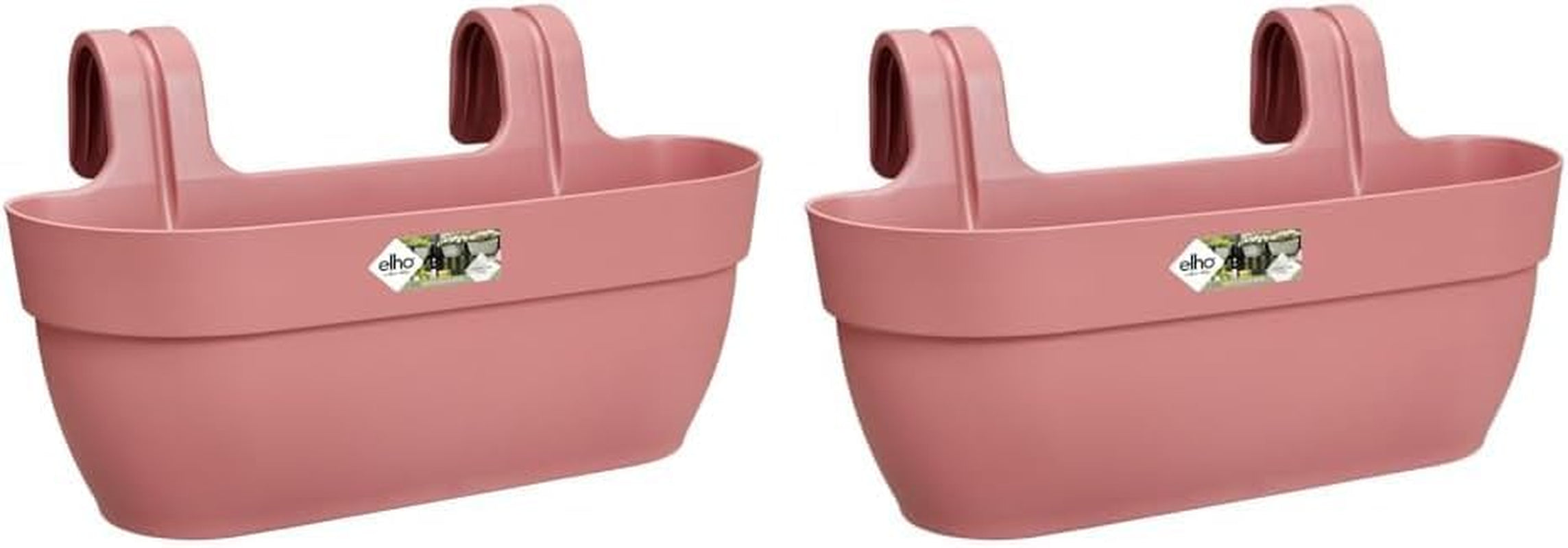 elho Vibia Campana Easy Hanger L 46 - Ghiveci pentru balcon și exterior - Ø 46,0 x Î 26,5 cm - Negru/Antracit