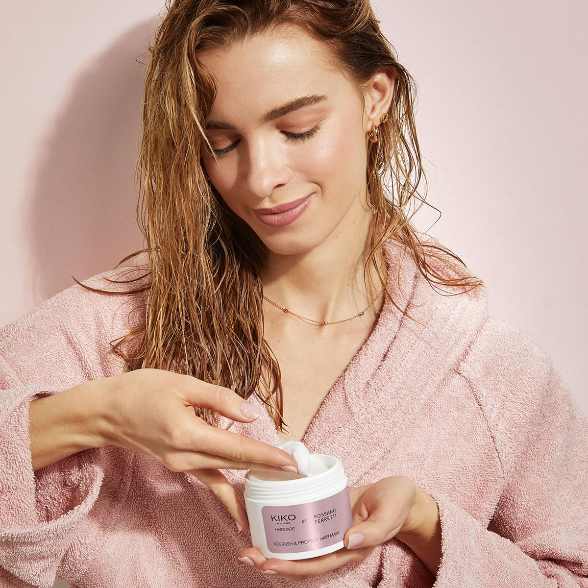 KIKO Milano Nourish & Protect Hair Mask, Mască de păr hrănitoare și reparatoare Masca de par Naty Shop