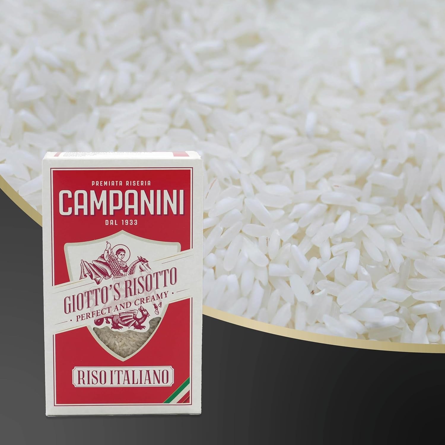 Arroz original para risotto | Arroz campanini para risotto | 1000g | de Italia | Risottos y sopas
