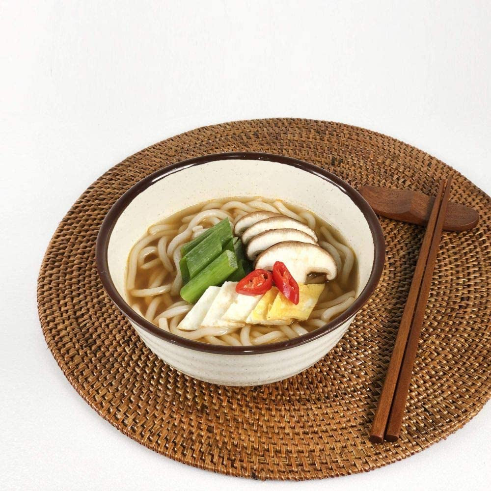 Allgroo Udon Instant Noodles - Sopa Udon picante, preparación rápida - Contiene 3 porciones - 1 x 690g